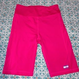 Tommy Hilfiger hot pink Biker shorts
